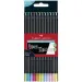 Faber-Castell: Set di matite colorate Black Edition Pastel da 12 pezzi