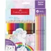 Faber-Castell: Set di matite colorate con castello, confezione da 18+6 pezzi