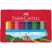 Faber-Castell: Set di matite colorate in scatola di metallo, 36 pezzi