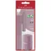 Faber-Castell: Set di matite in grafite Grip 2001 tonalità rosa con temperino e gomma