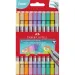 Faber-Castell: Set di pennarelli 10 pezzi a doppia punta in colori pastello