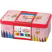 Faber Castell: Set di pennarelli Connector 33 pezzi in scatola di metallo con motivo ballerina