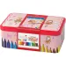Faber Castell: Set di pennarelli Connector 33 pezzi in scatola di metallo con motivo ballerina