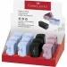 Faber-Castell: Sleeve mini temperamatite con custodia, disponibile in quattro colori, 1 pezzo