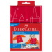 Faber-Castell: grembiule da pittura per bambini nei colori rosso-arancione