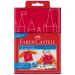 Faber-Castell: grembiule da pittura per bambini nei colori rosso-arancione