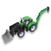 Farmer Truck: Trattore escavatore verde in due versioni da 39 cm