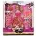 Fashion Girl: Set bambola e bambino con bicicletta e accessori 28 cm