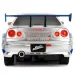 Fast &amp; Furious: Auto radiocomandata Nissan Skyline GT-R (BNR35) di Brian in scala 1/24 - Simba Toys