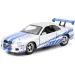 Fast &amp; Furious: Mitsubishi Lancer Evolution IX e Nissan Skyline GT-R (BNR34) confezione da 2 pezzi in scala 1/32 - Jada Toys