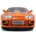Fast &amp; Furious: Personaggio di Brian e modello di auto Toyota Supra 1/24 - Simba Toys
