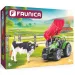 Faunica: Set di gioco trattore con toro - Woodyland