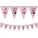 Festone di bandierine a tema Minnie e Daisy