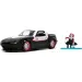 Figura di Marvel Ghost Spider e modello di auto Mazda Miata del 1990 in scala 1/32 - Simba Toys