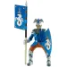 Figura di cavaliere blu del torneo cavalleresco - Bullyland