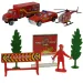 Fire Crew: Set di piccoli camion dei pompieri con accessori