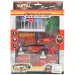 Fire Crew: Set di piccoli camion dei pompieri con accessori