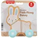 Fisher-Price: Coniglio con leva in legno - Mattel