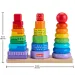 Fisher-Price Set di giochi piramide impilabile e selezionatore di forme colorate - Mattel