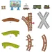 Fisher-Price: Thomas e i suoi amici - Set di binari "La corsa al riciclaggio di Whiff" - Mattel