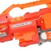 Flames Storm: Gigante fucile spara-spugne elettrico rosso con luce, tamburo rotante e proiettile 73cm