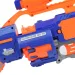 Flames Storm: Gigante pistola spara-spugne elettrica con luci, tamburo rotante e proiettili 73cm