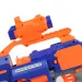 Flames Storm: Gigante pistola spara-spugne elettrica con luci, tamburo rotante e proiettili 73cm