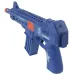 Flint Gun: Fucile mitragliatore militare blu con funzione di imitazione del colpo, 30 cm