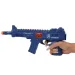 Flint Gun: Fucile mitragliatore militare blu con funzione di imitazione del colpo, 30 cm