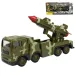 Forza militare: Camion mimetico militare con razzo 16cm