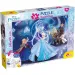 Frozen 2 in 1 puzzle da 24 pezzi e album da colorare 50x35cm - Lisciani