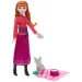 Frozen: Set di personaggi giocattolo Anna e la piccola volpe artica - Mattel