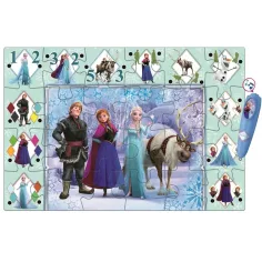 Frozen interattivo puzzle da pavimento 24 pezzi - Clementoni immagine 4