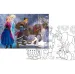 Frozen squadra 2 in 1 puzzle da 108 pezzi e libro da colorare 70x50cm - Lisciani