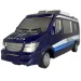 Furgone SWAT della polizia telecomandato RC con luci 27MHz scala 1/32 25cm