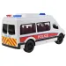 Furgone della polizia bianco telecomandato RC con effetti luminosi 2,4GHz scala 1/12 30cm