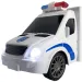 Furgone della polizia telecomandato RC con effetti di luce e suono, scala 1:18, 20 cm