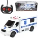 Furgone della polizia telecomandato con effetti luminosi e sonori in scala 1/24, 20 cm