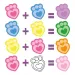 Gabby Casa delle Bambole: Set di 4 Pasta Modellabile Gatto