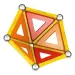 Geomag Green Line Classic Panels gioco di costruzione magnetico da 35 pezzi