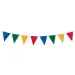 Ghirlanda di bandierine multicolore 230 cm