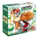 Gioco da tavolo di abilità con dinosauri attaccanti