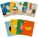 Gioco da tavolo familiare con coppie pelose
