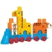 Gioco di costruzione treno safari