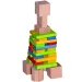 Gioco di domino colorato 200 pezzi