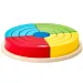 Gioco di equilibrio arcobaleno in legno - Woodyland