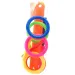 Gioco di lancio degli anelli colorati 39 cm