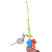 Gioco di pesca colorato con pesci e granchi, canna da pesca 47 cm