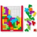 Gioco di puzzle Tetris in legno colorato - Woodyland