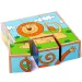 Gioco di puzzle in legno con animali esotici